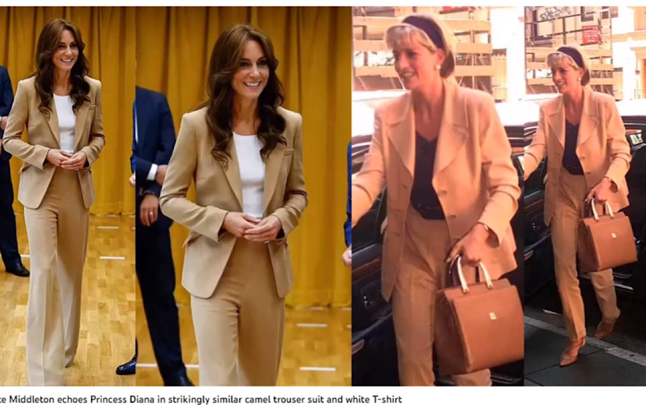 Кейт Миддлтон воплотила в жизнь забытый и элегантный образ принцессы Дианы: его стоимость поражает не меньше